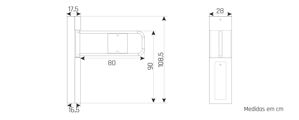 IDONIC TORN B108  - Desenho técnico