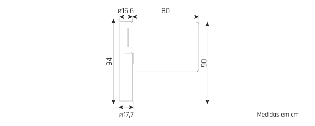 IDONIC TORN B110 - Desenho técnico