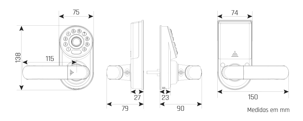 032-0283 - IDONIC AEON F203 - Desenho técnico