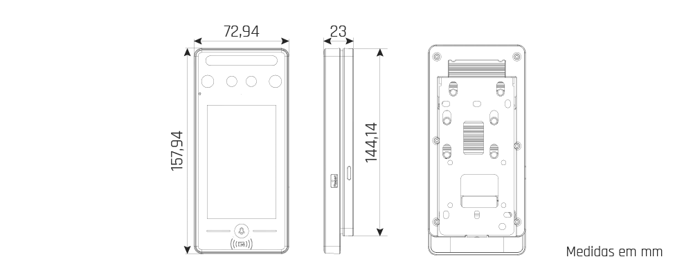 IDONIC CHRONOS 417 - Desenho técnico