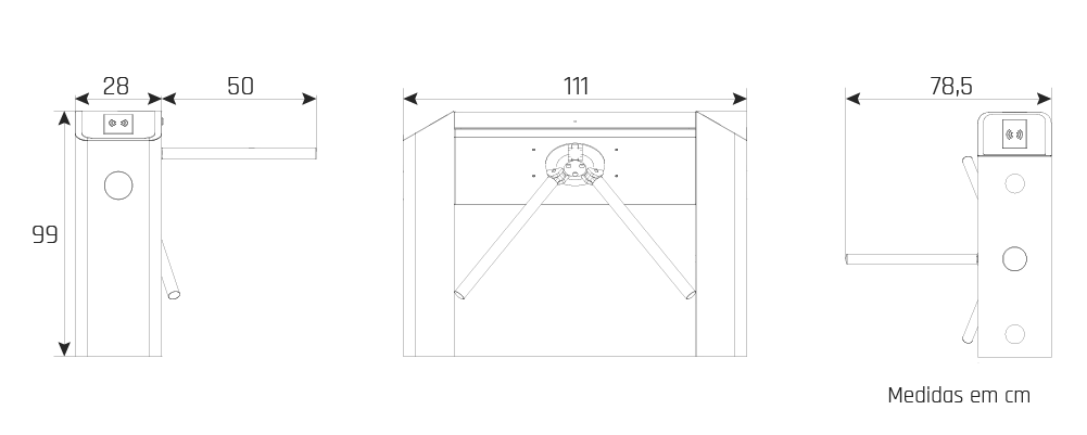 IDONIC TORN T204 - Desenho técnico
