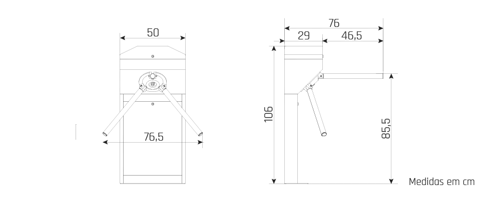 IDONIC TORN T102 - Desenho técnico