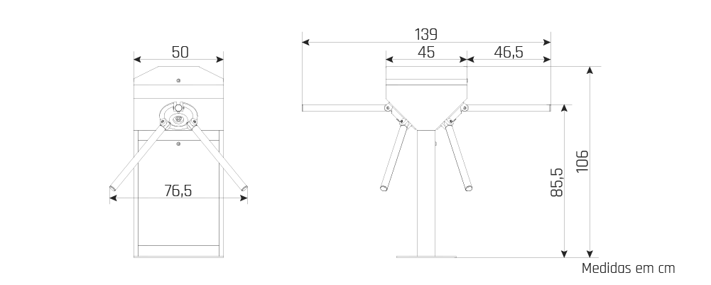 IDONIC TORN TD102 - Desenho técnico