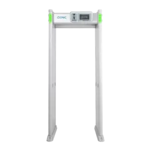 Detetor de metais de corpo inteiro IDONIC CP211 com display e indicadores led verdes