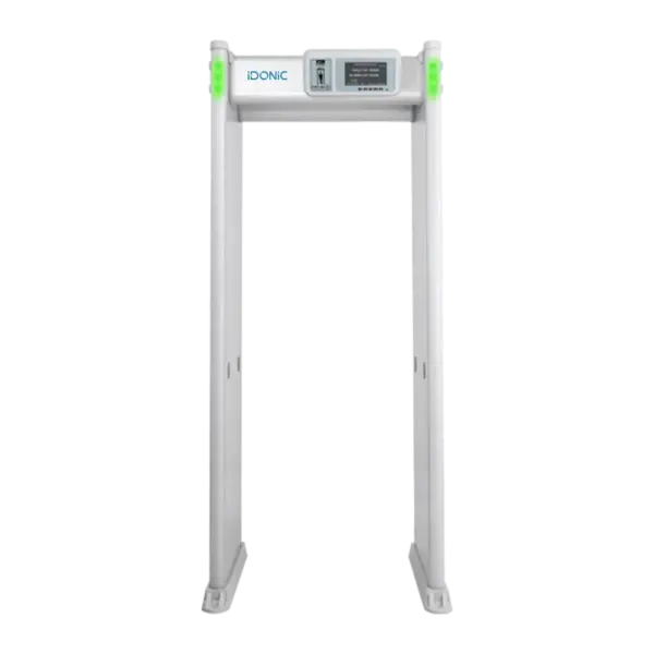 Detetor de metais de corpo inteiro IDONIC CP211 com display e indicadores led verdes